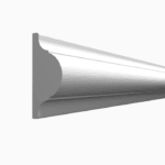 Profil decorativ polimer dur 240 x 4, P4