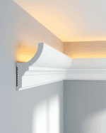 Cornişă polimer dur led 8cm c7