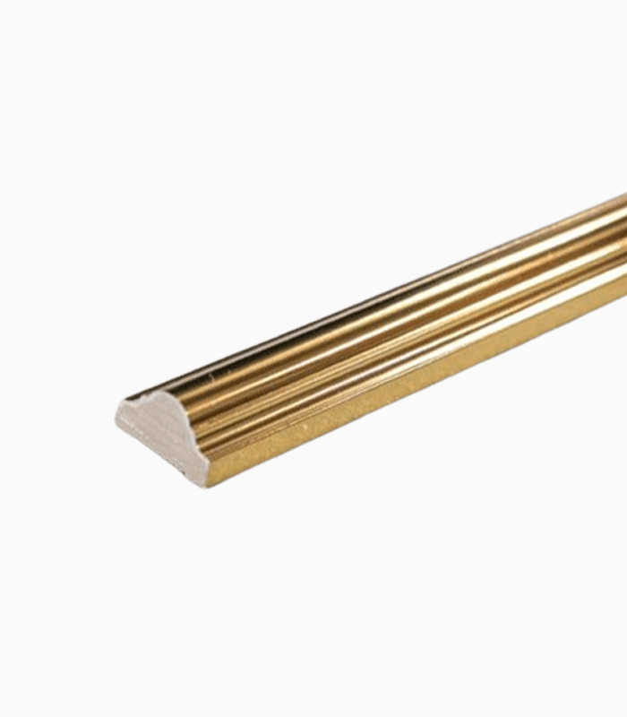 bagheta_2.5_auriu Profil decorativ polimer dur 240 x 2.5 auriu - imagine 1