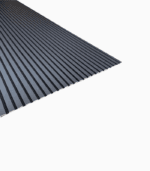 Panou riflat acustic gri antracit, 280x100x1.3 cm
