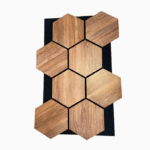 Panou MDF acustic hexagonal