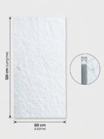 Panou decorativ piatră flexibilă Granio Alb 1200x600 - imagine 3